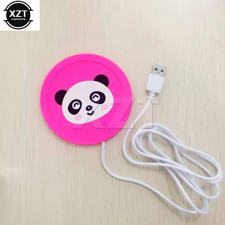CozyGlow USB Cup Warmer – Silicone Drink Heating Pad for Coffee & Tea