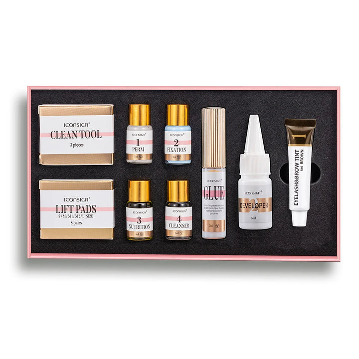 LuxeLash & Brow Tint + Lift Kit – Long-Lasting Curl & Color Enhancer (25–35 Days)