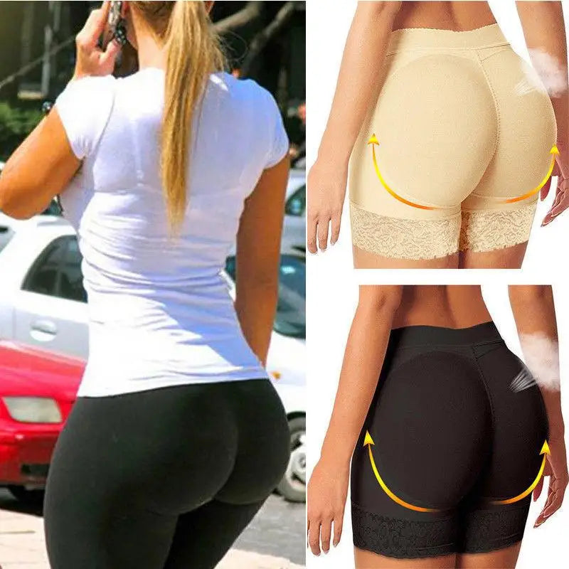 EmpowerEase Padded Butt-Lift Shaping Panties – Removable Padding, Sculpting Fit