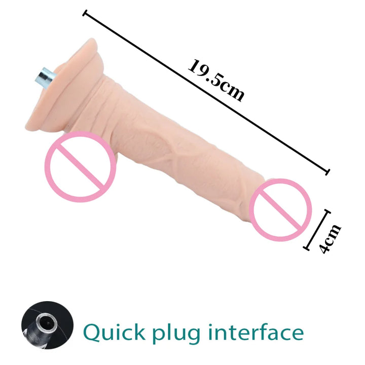 ROUGH BEAST Vac-U-Lock Sex Machine Attachment – Dildo Adapter for Quick Plug, 3XL & Suction Cup Interfaces