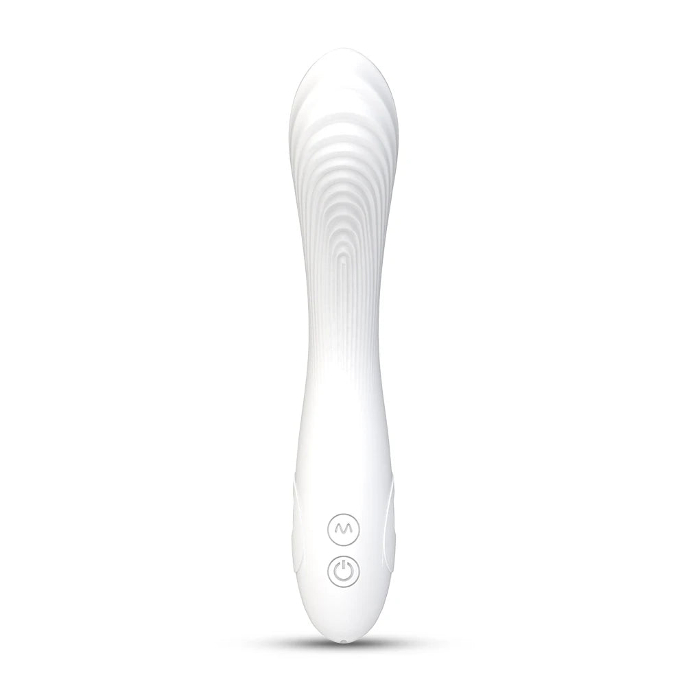 DRY WELL AVA Vibrator – G-Spot & Clitoral Massager with 6 Vibration Modes, Waterproof Rechargeable Silicone