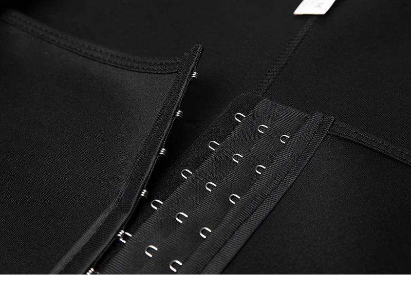 Women's Sauna Waist Trainer Vest – Black Neoprene Shaper