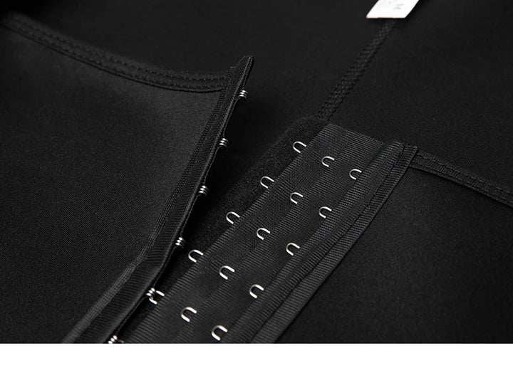 Women's Sauna Waist Trainer Vest – Black Neoprene Shaper