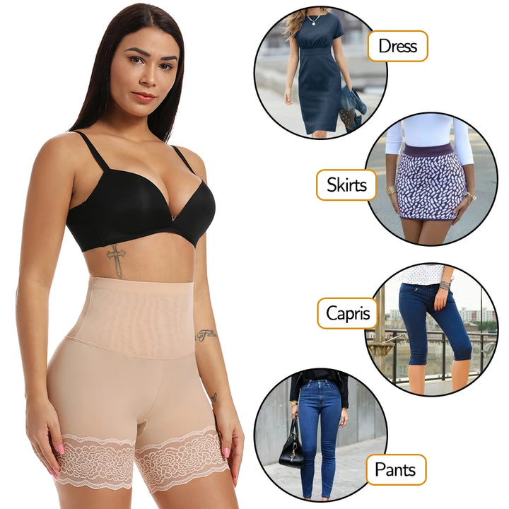 High Waist Tummy Control Shaper Shorts – Butt Lifter & Thigh Slimmer