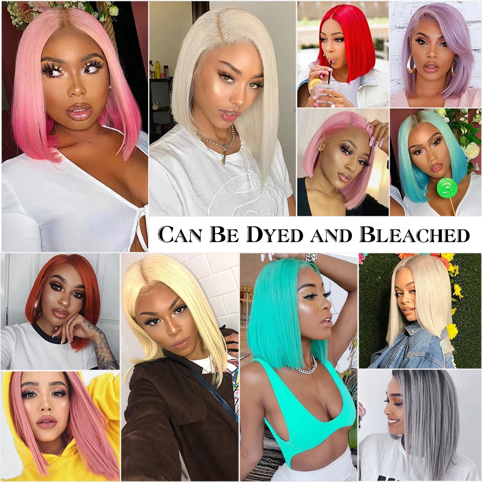 Empower Bob – Natural Black Brazilian Lace Front Wig