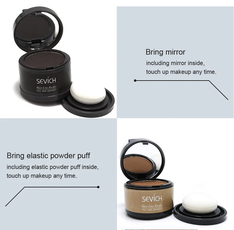 FlawlessEdge Hairline Definer Powder – Natural-Looking Hair Concealer for Fuller, Refined Hairlines