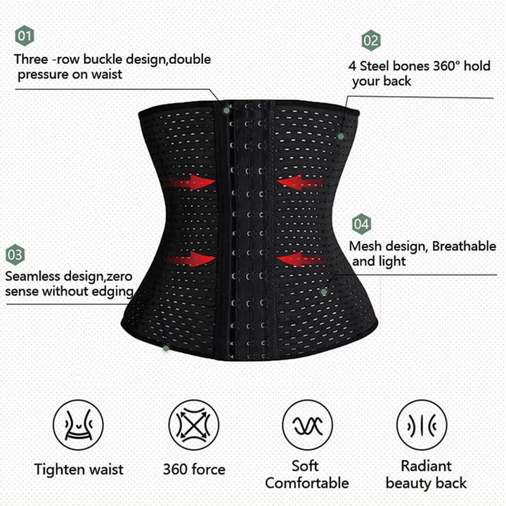 Waist Trainer Corset for Women – Firm Tummy Control