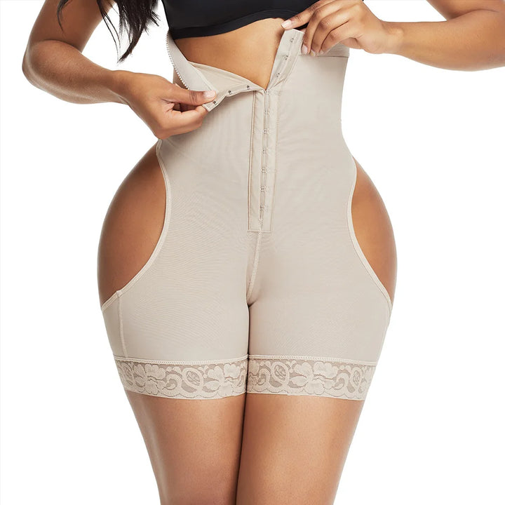 HEXIN High Waist Butt Lifter & Tummy Control Shapewear Shorts