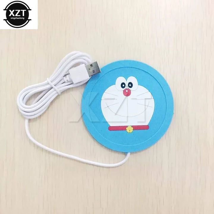 CozyGlow USB Cup Warmer – Silicone Drink Heating Pad for Coffee & Tea