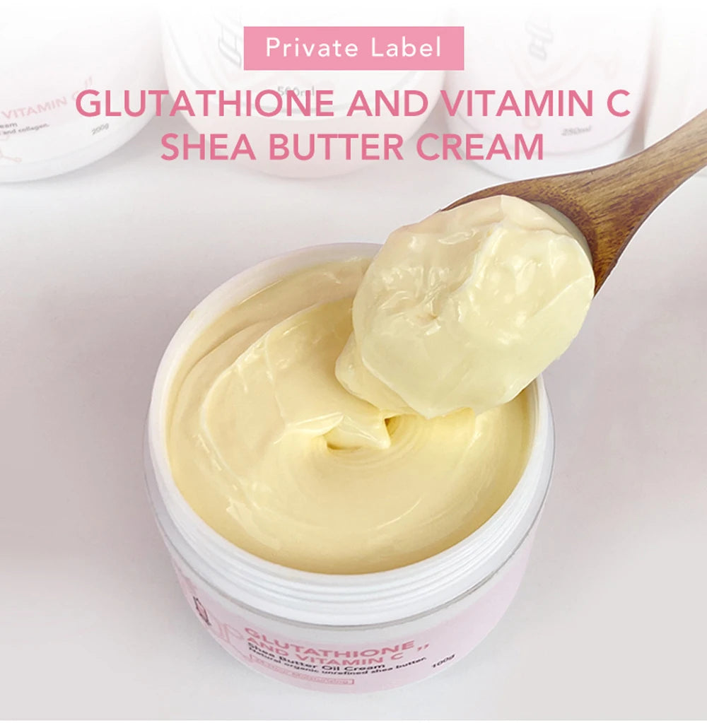 AILKE Glutathione Whitening & Brightening Cream – Deep Moisture for Face & Body, Fades Dark Spots & Evens Skin Tone
