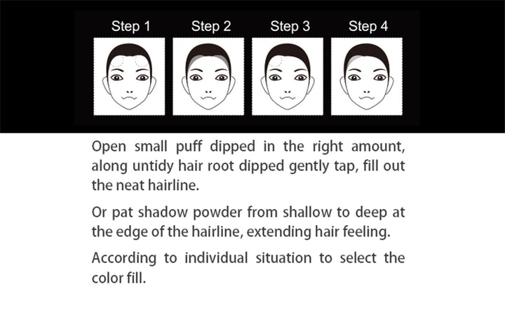 Hair Fluffy Powder – Instant Root & Hairline Concealer (4g)