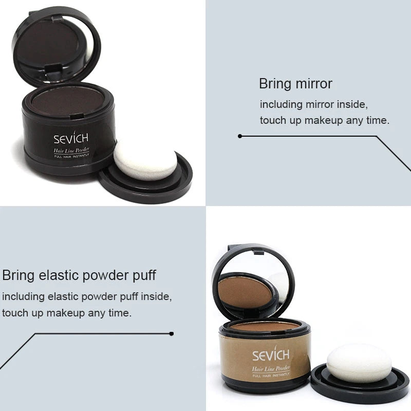 FlawlessEdge Hairline Definer Powder – Natural-Looking Hair Concealer for Fuller, Refined Hairlines