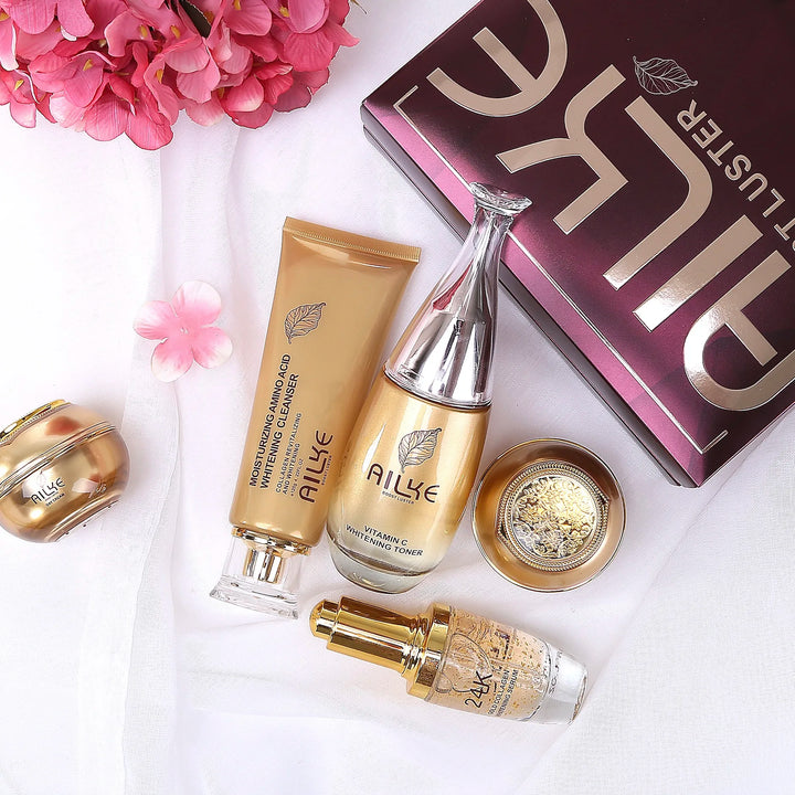 AILKE Collagen Glow Ritual – 5-Piece Brightening & Hydrating Skincare Set