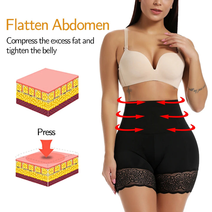 High Waist Tummy Control Shaper Shorts – Butt Lifter & Thigh Slimmer