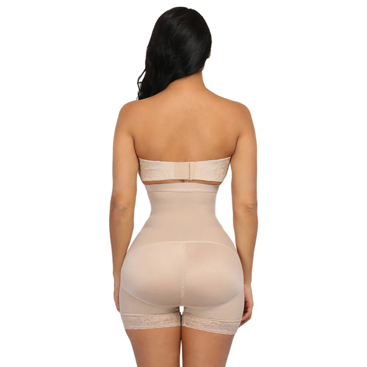3-in-1 Lace Butt Lifter Corset – High-Waist Tummy Control Shapewear