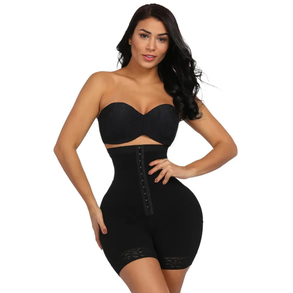 3-in-1 Lace Butt Lifter Corset – High-Waist Tummy Control Shapewear