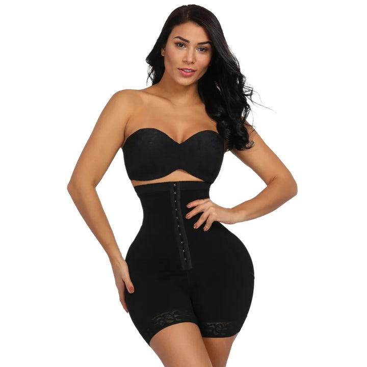 3-in-1 Lace Butt Lifter Corset – High-Waist Tummy Control Shapewear
