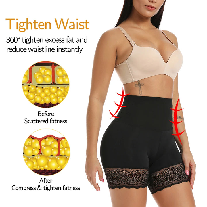 High Waist Tummy Control Shaper Shorts – Butt Lifter & Thigh Slimmer