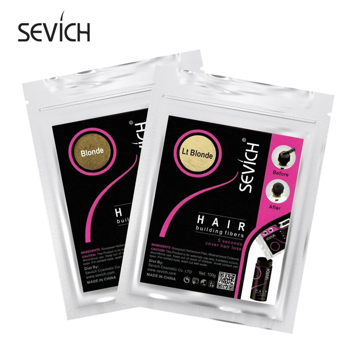 Sevich Hair Building Fiber – 100g Refill (10 Shades)