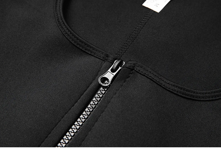 Women's Sauna Waist Trainer Vest – Black Neoprene Shaper