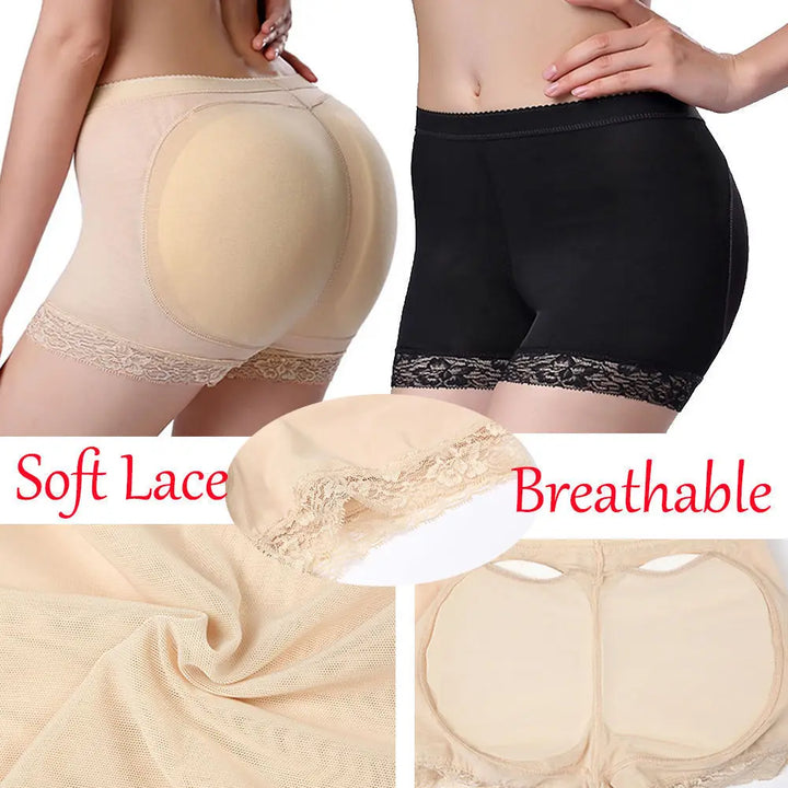 EmpowerEase Padded Butt-Lift Shaping Panties – Removable Padding, Sculpting Fit