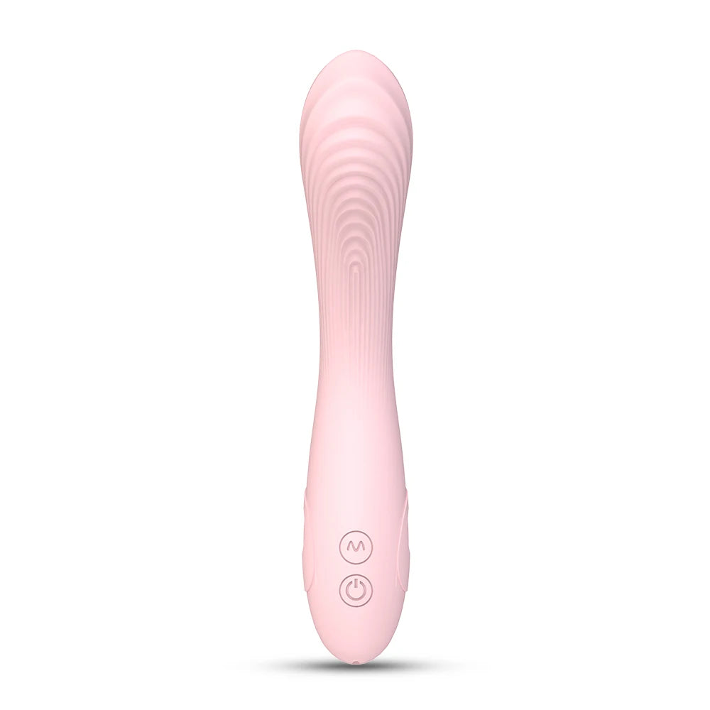 DRY WELL AVA Vibrator – G-Spot & Clitoral Massager with 6 Vibration Modes, Waterproof Rechargeable Silicone