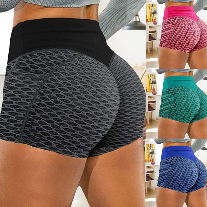 Sculpt & Flow Butt-Lifting Yoga Shorts – Breathable Compression Fit