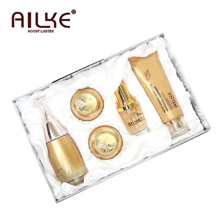 AILKE Collagen Glow Ritual – 5-Piece Brightening & Hydrating Skincare Set