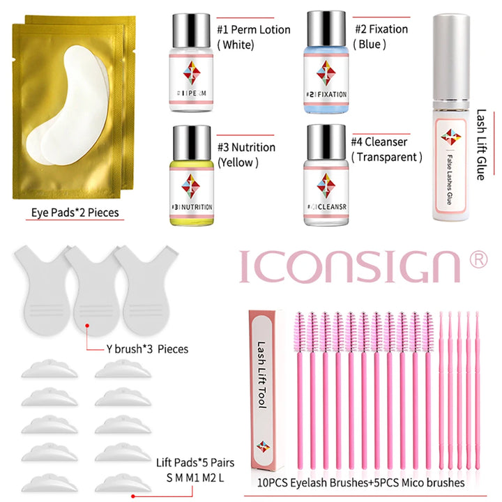 LuxeCurve Lash Lift Kit – Pro Curl System with Tools