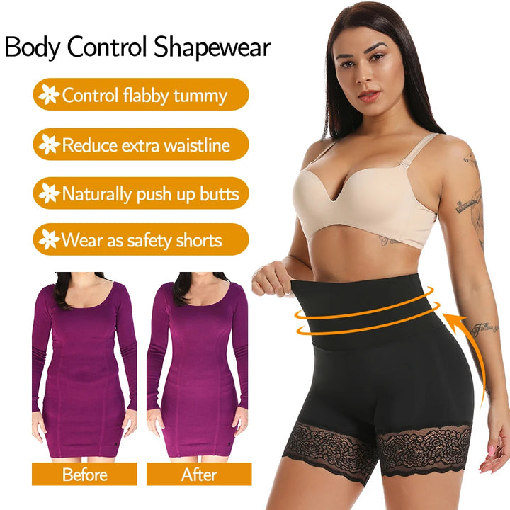 High Waist Tummy Control Shaper Shorts – Butt Lifter & Thigh Slimmer