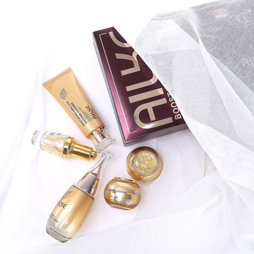 AILKE Collagen Glow Ritual – 5-Piece Brightening & Hydrating Skincare Set