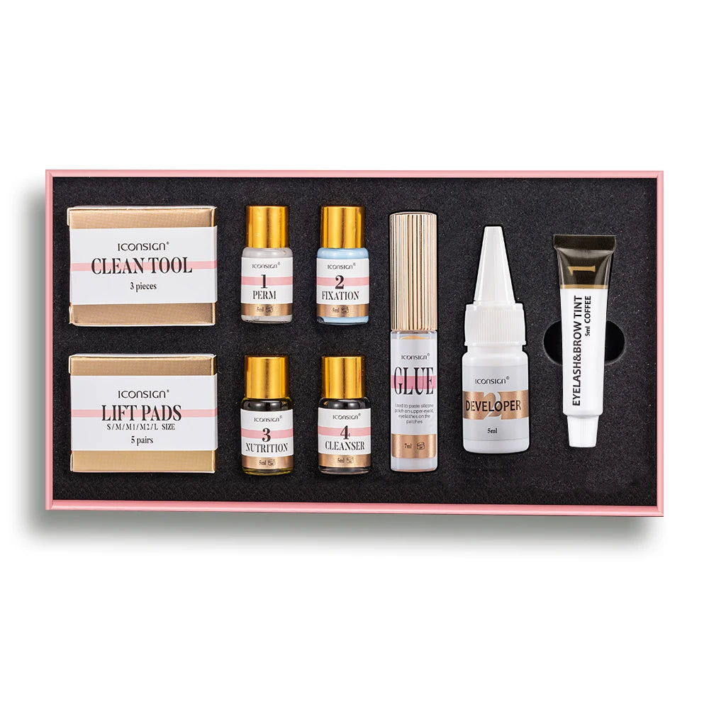 LuxeLash & Brow Tint + Lift Kit – Long-Lasting Curl & Color Enhancer (25–35 Days)