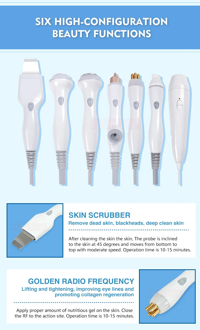 Smart Ice Blue 7-in-1 HydraFacial System – AI-Powered Skin Rejuvenation