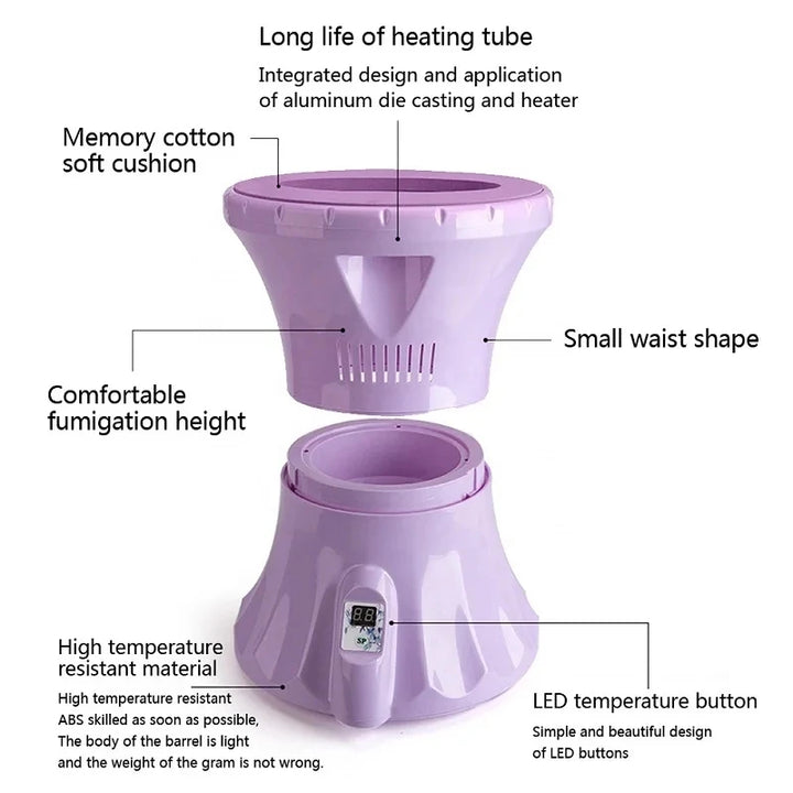 Steam Seat Vaginal Care Steamer Chair – Personal Healthy Fumigation Instrument for Yoni Steam Therapy & Gynecological Wellness