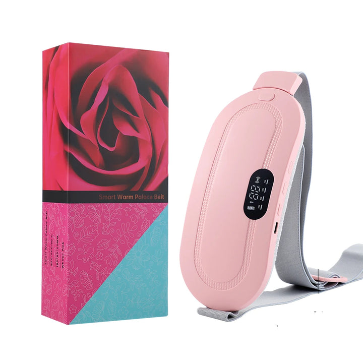 Smart Heating Belt for Menstrual Cramp Relief – Wireless & USB Rechargeable