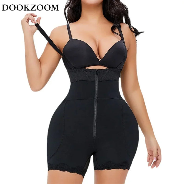 Women's Body Shaper with Hip Pads & Tummy Control