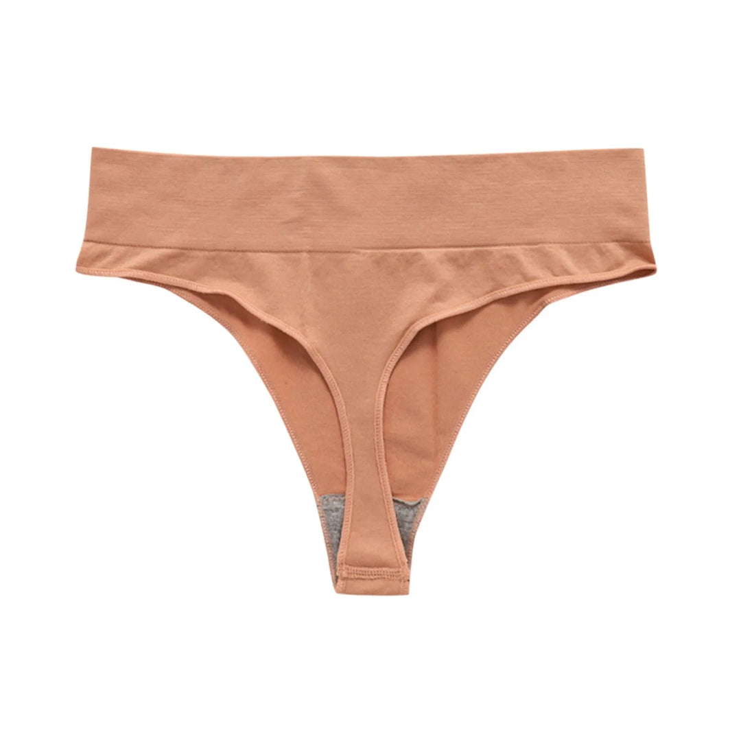 Seamless Breathable High-Rise Thong – Ultra-Comfortable Invisible Panties for Women
