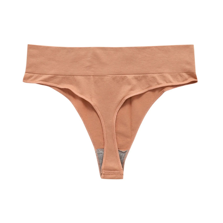 Seamless Breathable High-Rise Thong – Ultra-Comfortable Invisible Panties for Women