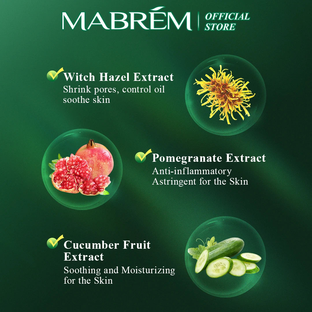 MABREM Pomegranate Pore-Refining Serum – Plant-Based Essence for Smooth, Bright, and Hydrated Skin (10ml)