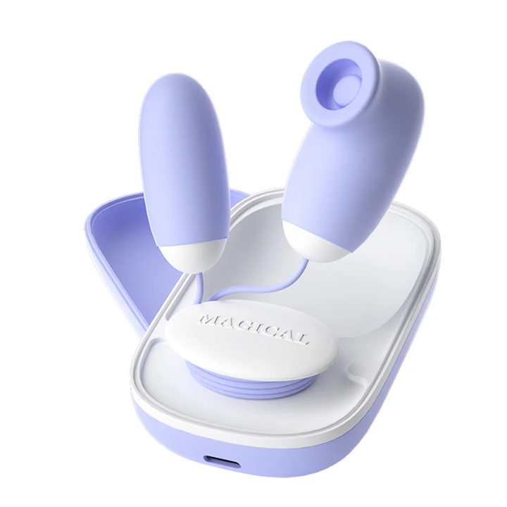 Clitoral Sucking Vibrator & Vibrating Egg – 2-in-1 G Spot, Nipple & Clitoris Stimulator with 12 Modes, USB Rechargeable