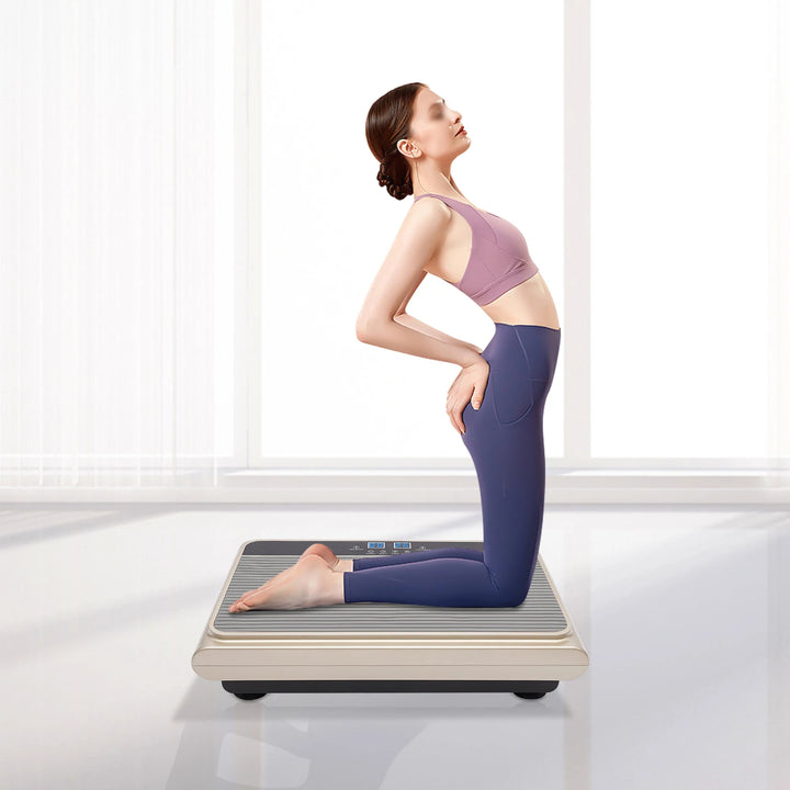 EmpowerVibe Balance+ Vibration Plate with LCD, Bluetooth & Resistance Bands