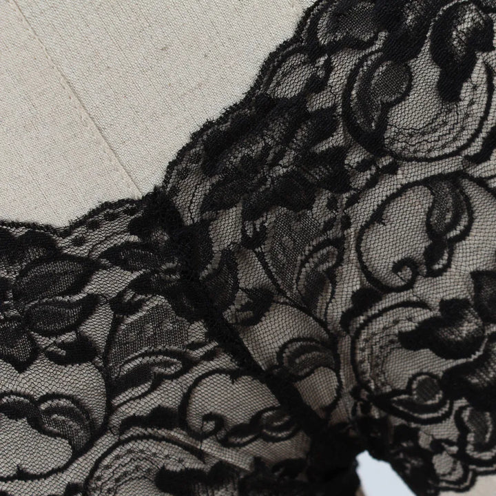 EmpowerEase Floral Lace Sheer Brief – Seamless, Soft & Seductive