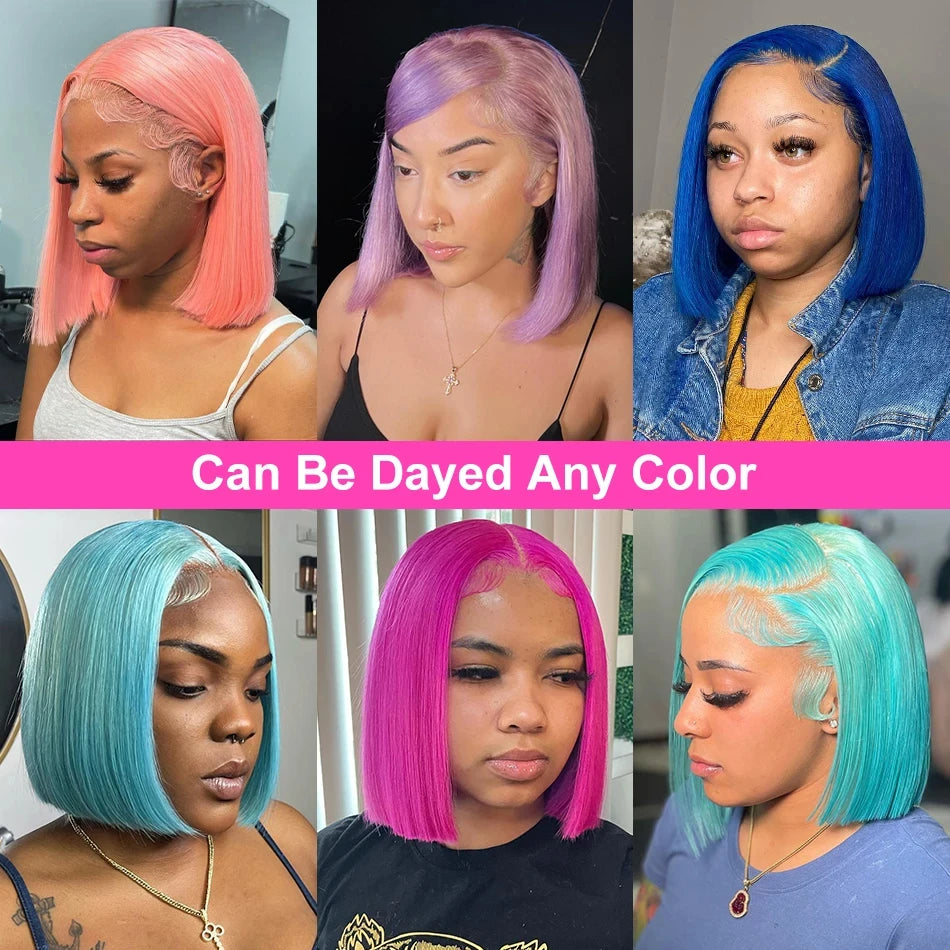 Radiant Blonde Bob – 13x4 Lace Front Brazilian Remy Wig