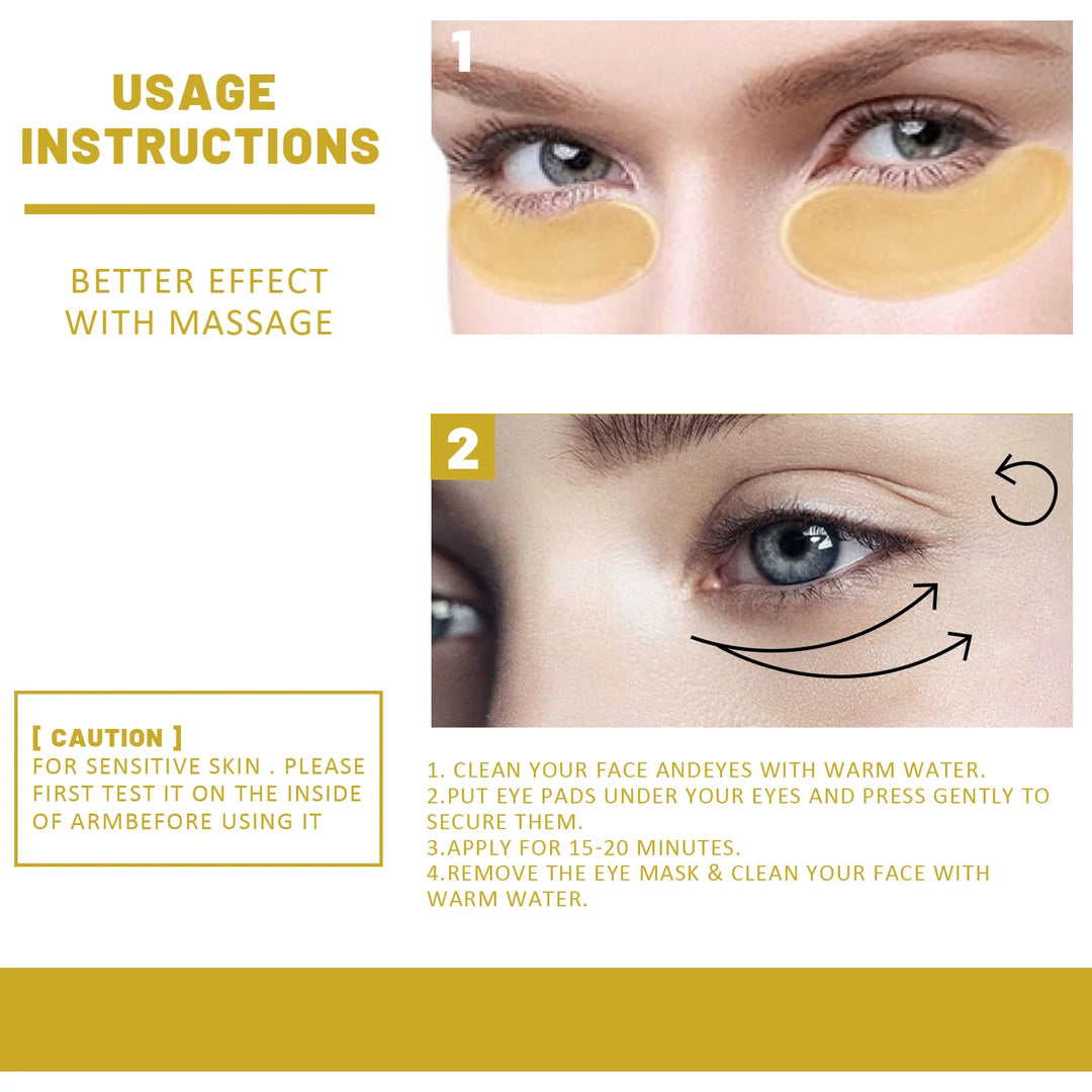 LumiLift 24K Gold Collagen Eye Mask – 60 Pairs