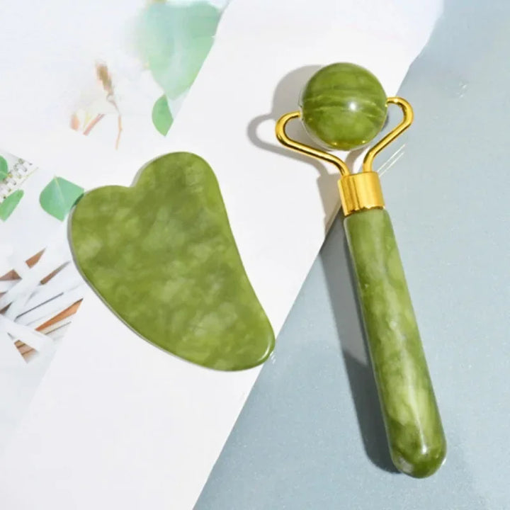 Radiance Ritual Rose Quartz Roller & Gua Sha Set