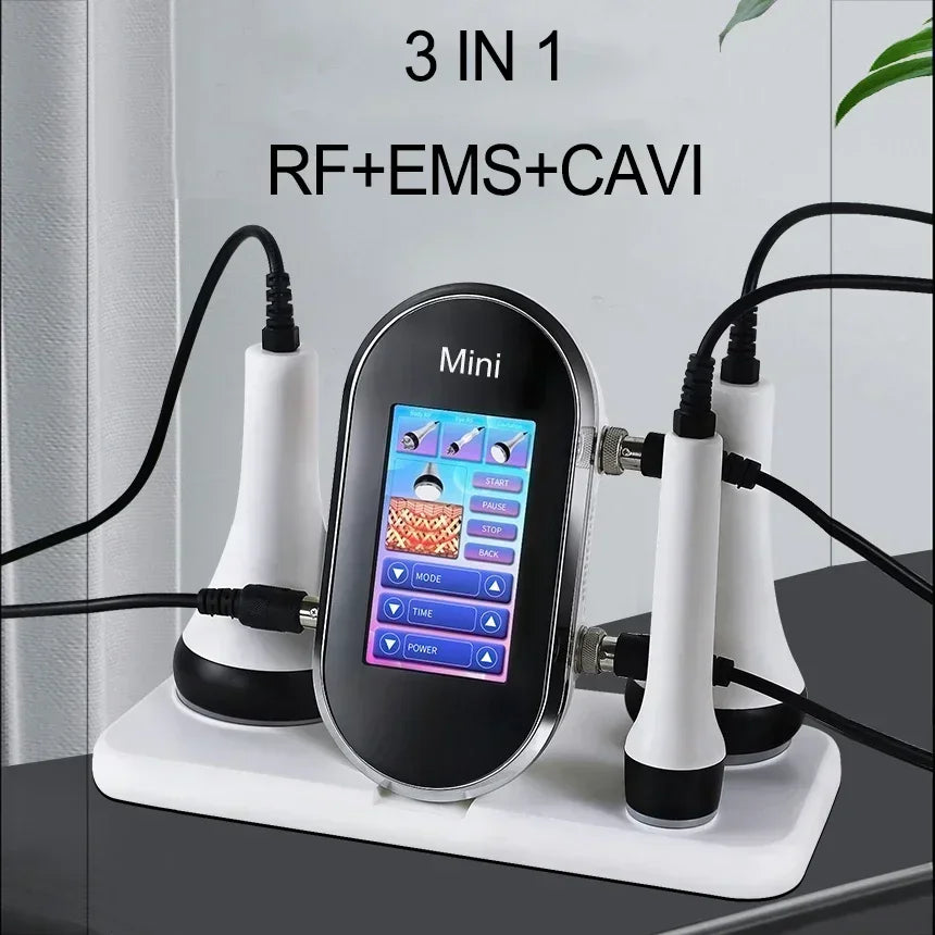 40K Ultrasonic Cavitation & RF EMS Machine – Body Slimming, Facial Lifting & Skin Tightening Beauty Device