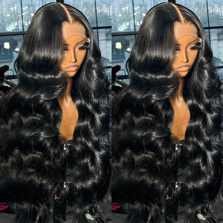 Sculpted Body Wave HD Lace Wig – 30–40” Brazilian Human Hair, 200–250% Density