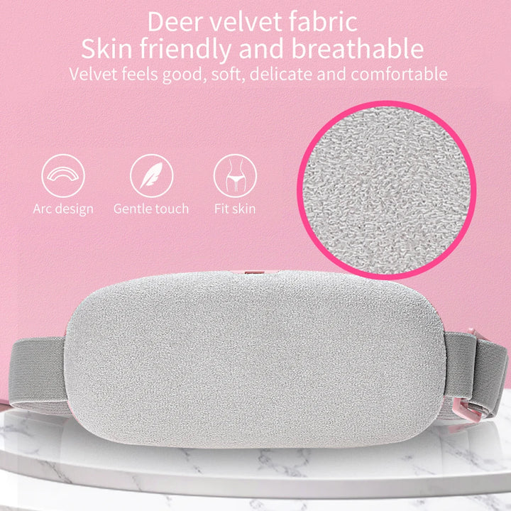 Smart Heating Belt for Menstrual Cramp Relief – Wireless & USB Rechargeable