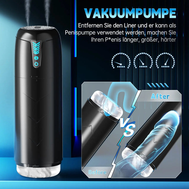 SENSIVO Electric Masturbation Cup – 3D Realistic Pocket Pussy with Suction & Rotation Modes, Waterproof Male Masturbator