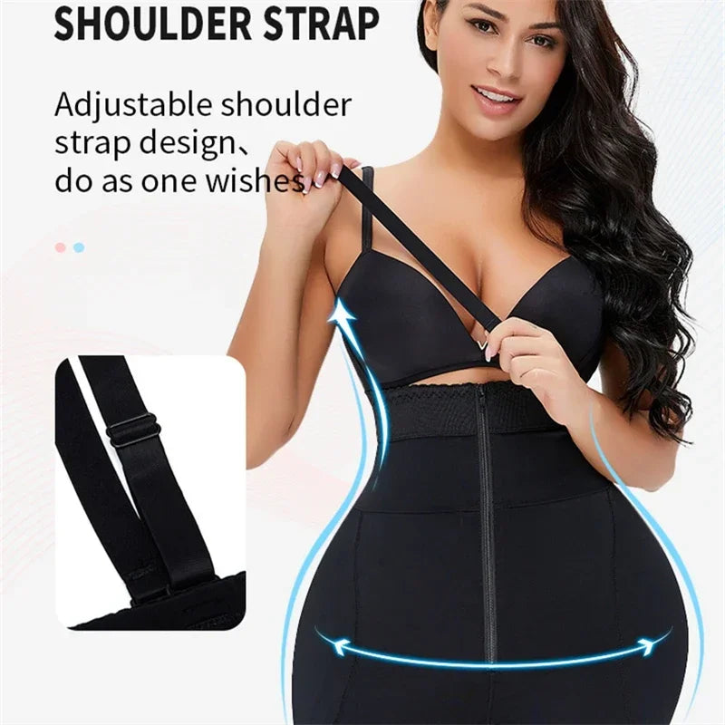Women's Body Shaper with Hip Pads & Tummy Control